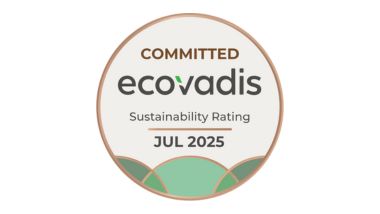 Commited ecivadis Badge für kwsoft, Ausgestellt im July 2025