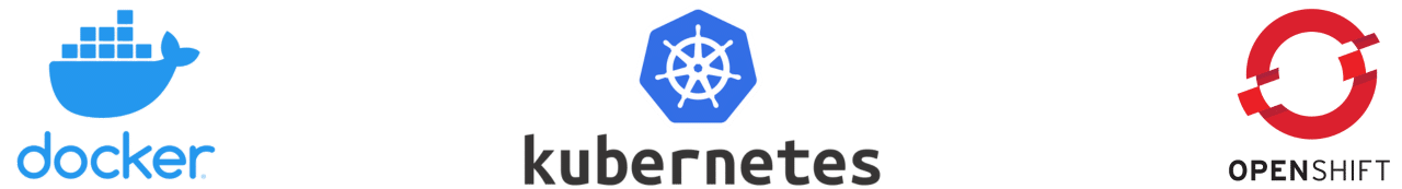 logo docker, kubernetes und openshift - die container technologien von kwsoft<sup>&reg;</sup> Serie M/